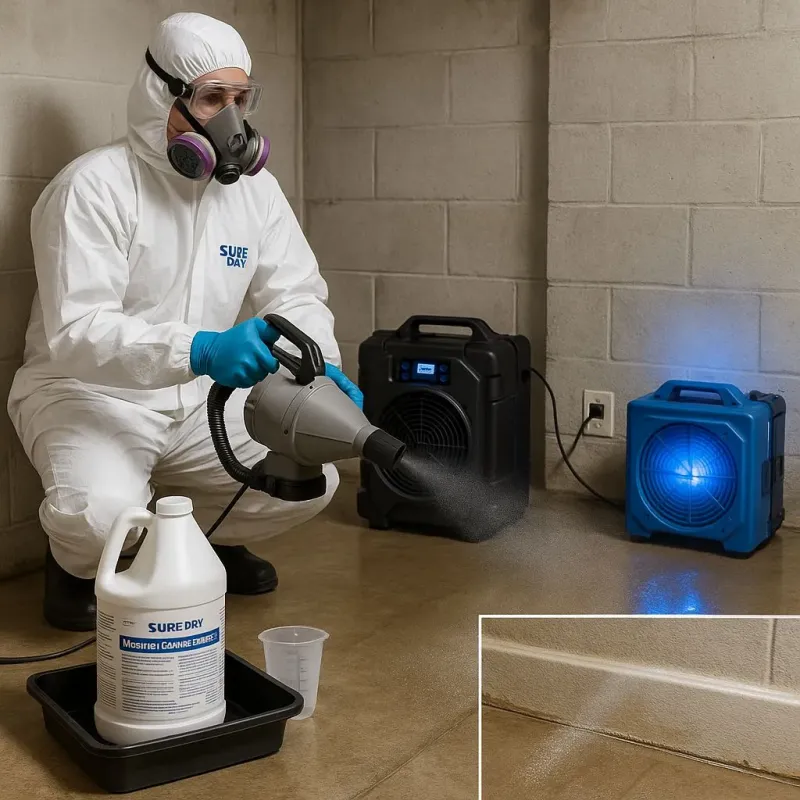 Sanitization and Odor Removal process in Shelby County, TN
